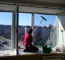 Мытье окон в однокомнатной квартире Сухиничи